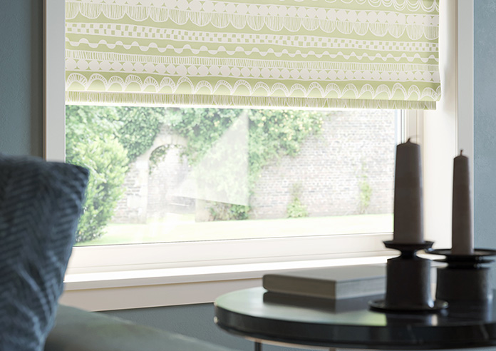 Bohemian, Sage - Twist&Fit Roman Blind - Image 5